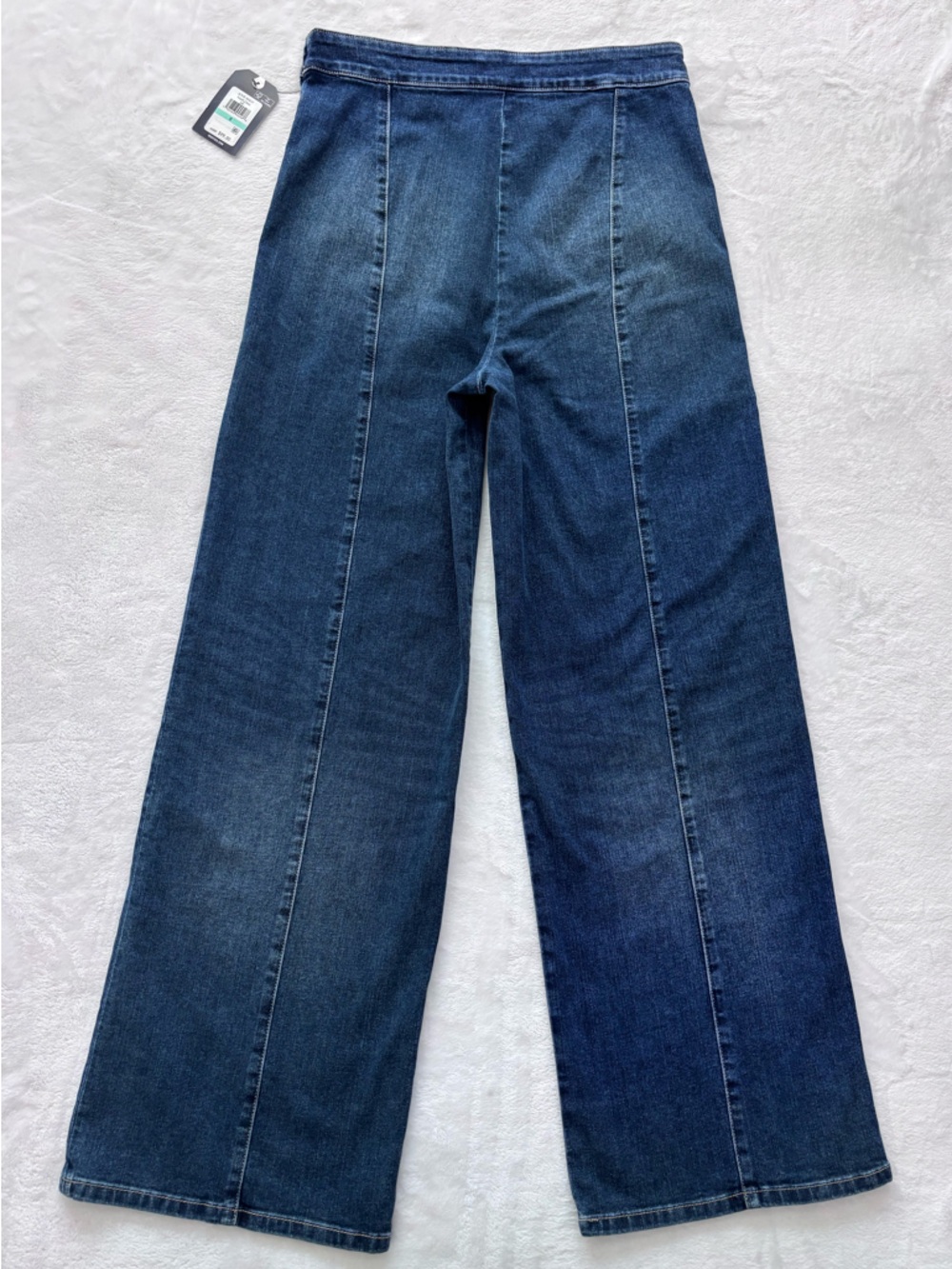NAUTICA JEANS Wide Leg High Waist Side-Zip Sailor Jean--NWT--8 - Picture 7 of 16